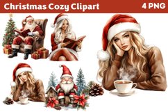 Cozy Christmas Clipart PNG Product Image 1