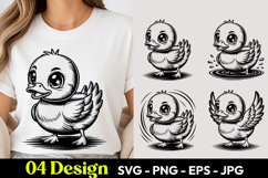 Little Baby Chick SVG PNG Product Image 1