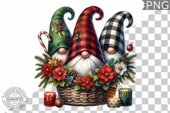 Christmas Gnome Sublimation - Clipart PNG Bundle Product Image 3