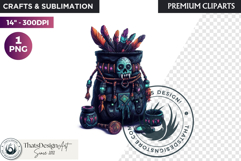 Black magic Voodoo clipart PNG , African witchcraft Product Image 1
