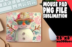 Christmas Cheer Snowman Mouse Pad - Summer Joy Product Image 1