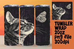 Whisker Wonderland: Sublimation Tumblers for Feline Fanatics Product Image 1