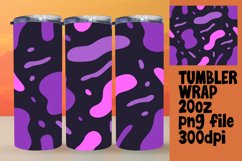 Abstract Neon Fantasia Sublimation Wraps 20oz Product Image 1