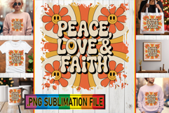 Cheerful PNG TSHIRT Art, Religious Product Image 1