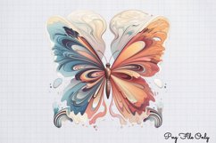 Smoke Butterflies Clipart PNG Product Image 1