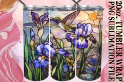 Alluring Stained Glass Tumbler Sublimation Product Image 1