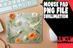 Colorful Spring Garden Sublimation Mouse Pad Product Image 1