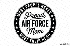 Proud Air Force Mom svg | 4th of july Svg | Svg Cut Files Product Image 1