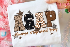 ASAP Always Stop and Pray Christian PNG, Religious PNG Product Image 3