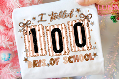 I Tackled 100 Days Of School Png 100 Days of School Football Product Image 4