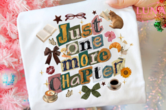 Just One More Chapter Png, Sublimation Design, Bookish Png Product Image 5