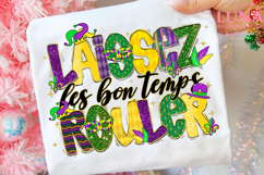Glitter Laissez Les Bon Temps Rouler png, Coquette Mardi Png Product Image 5