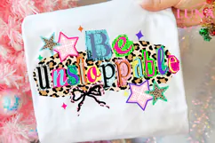 Be Unstoppable Believe in Yourself svg png sleeve design Product Image 4