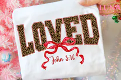 Leopard Love Png, Mama Valentine Png, Leopard Valentine Png Product Image 5