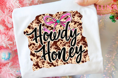 Howdy Honey PNG, Retro Western Checkered PNG Product Image 4