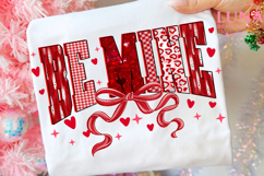 Be Mine Png, Valentine's Day Png, Coquette Bow Png Product Image 3