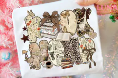 Retro Bookish Trendy Book Lover Sublimation Digital Design Product Image 2