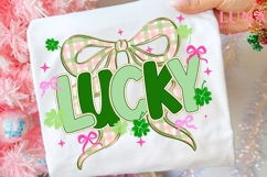 Lucky Shamrock Png, Blessed Vibes Png, Not Lucky Simply Png Product Image 1
