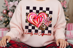 Lovely And Caffeinated Png, Valentine's Day Png Product Image 1