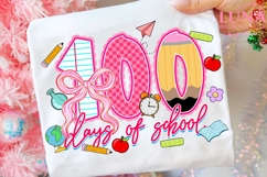 100 Days of School Coquette Png, 100 Days of School PNG Product Image 2