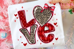 Leopard Love Png, Mama Valentine Png, Leopard Valentine Png Product Image 4