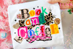 Coffee and Books PNG, Book Lover Design, Cozy Reading Png Product Image 4