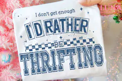 I’d Rather Be Thrifting PNG, thrift aesthetic shirt design Product Image 3