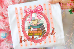 Bookworm Png, Floral Book Png, Reading Png Product Image 6