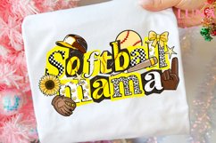 Softball Mama png, Distressed Game Day png, Softball Png Product Image 5