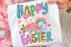 Happy Easter Png, preppy Easter Png, Coquette Egg png Product Image 1