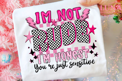 I'm Not Rude PNG Snarky Sarcastic Funny saying Png Product Image 6