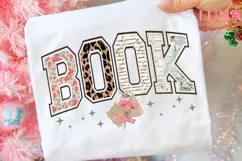 Book Nerd PNG, Retro Bookish Trendy Book Lover Sublimation Product Image 3
