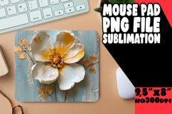 Whimsical Garden: Sublimation Mouse Pad Designs PNG Product Image 1