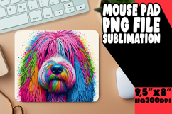 UNIQUE desk MAT Playful PNG, Dog Product Image 1