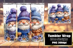 Gingerbread Pattern Tumbler Design 20oz Winter Wrap Product Image 1