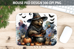 Watercolor Bear Mouse Pad Sublimation - Animal PNG Product Image 1