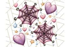 Pastel Goth Halloween PNG Clipart, Creepy Cute Art Product Image 4