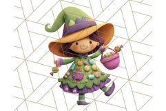 Colorful Halloween Clipart PNG, Cute Kids &amp; Candy Clip Art Product Image 4