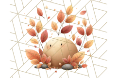 Woodland Forest Scene PNG Clipart, Fall Nature Elements Product Image 4