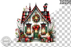 Christmas House Sublimation - Clipart PNG Design Product Image 1