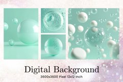Water Bubbles Background Rainbow Water Drop Wallpaper Product Image 1