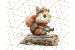 Tiny Explorers Clipart PNG, Animal Adventure PNG Product Image 4