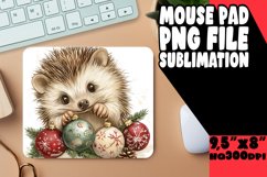 Blissful Mouse Pad Sublimation Ideas, Christams Product Image 1