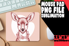 ENCHANTED desk pad PNG Design, Valenines Animals Product Image 1