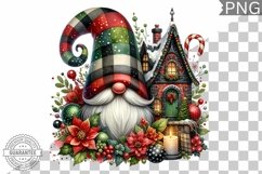 Christmas Gnome Sublimation - Clipart PNG Bundle Product Image 7