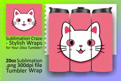 Tumbler Tales: Colorful Cat Adventures Product Image 1
