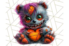 Spooky Cute Monster PNG Clipart, Adorable Halloween Monsters Product Image 4