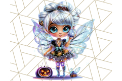 Halloween Fairy Clipart PNG, Cute Chibi Fairy Art Clip Art Product Image 4
