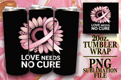 ENCHANTING VIEWS 20oz TUMBLER WRAP, Breast Cancer Product Image 1