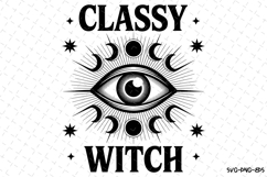 Classy Witch Svg | Halloween Svg | Svg Cut Files Product Image 1